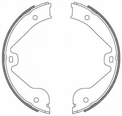 OPEN PARTS bsa221100 -  Комплект тормозных колодок
